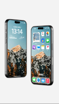 iPhone Double Side 16:9 mockup
