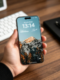 iPhone Hold 9 mockup